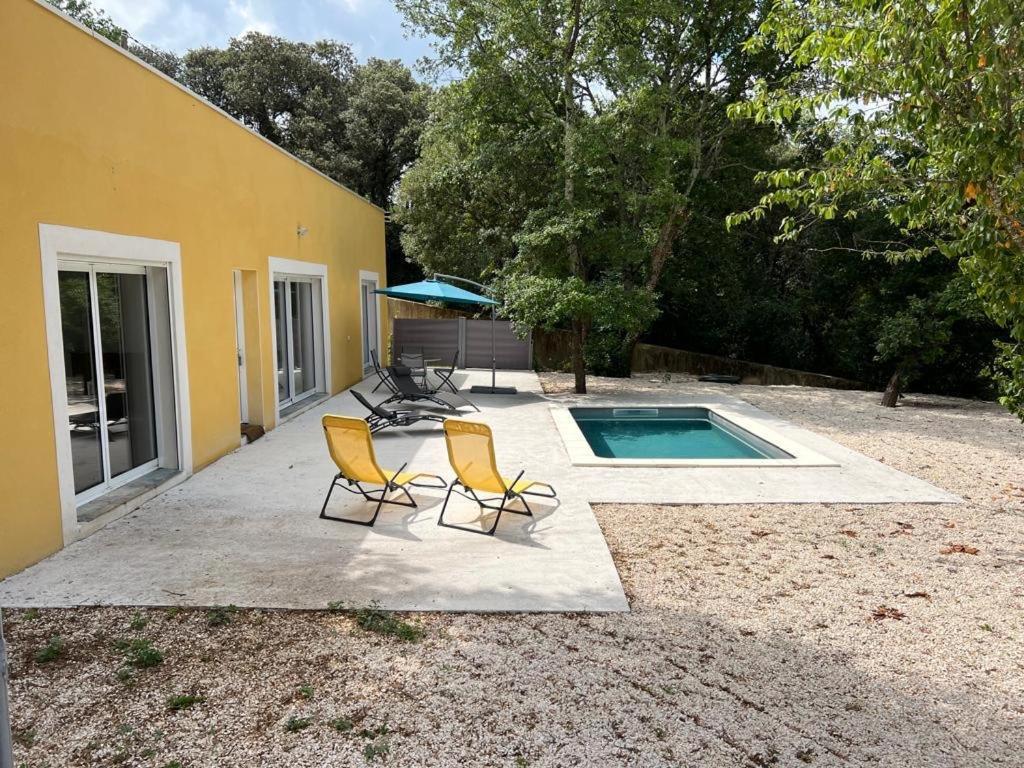 Brand New Villa With Fully Intergrated Air Conditioning & Private Pool, Overlooking Forest Sardan Exteriér fotografie