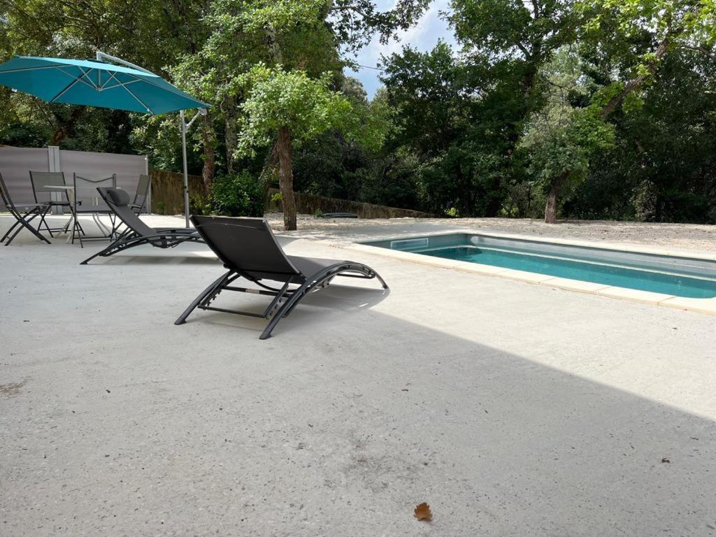 Brand New Villa With Fully Intergrated Air Conditioning & Private Pool, Overlooking Forest Sardan Exteriér fotografie